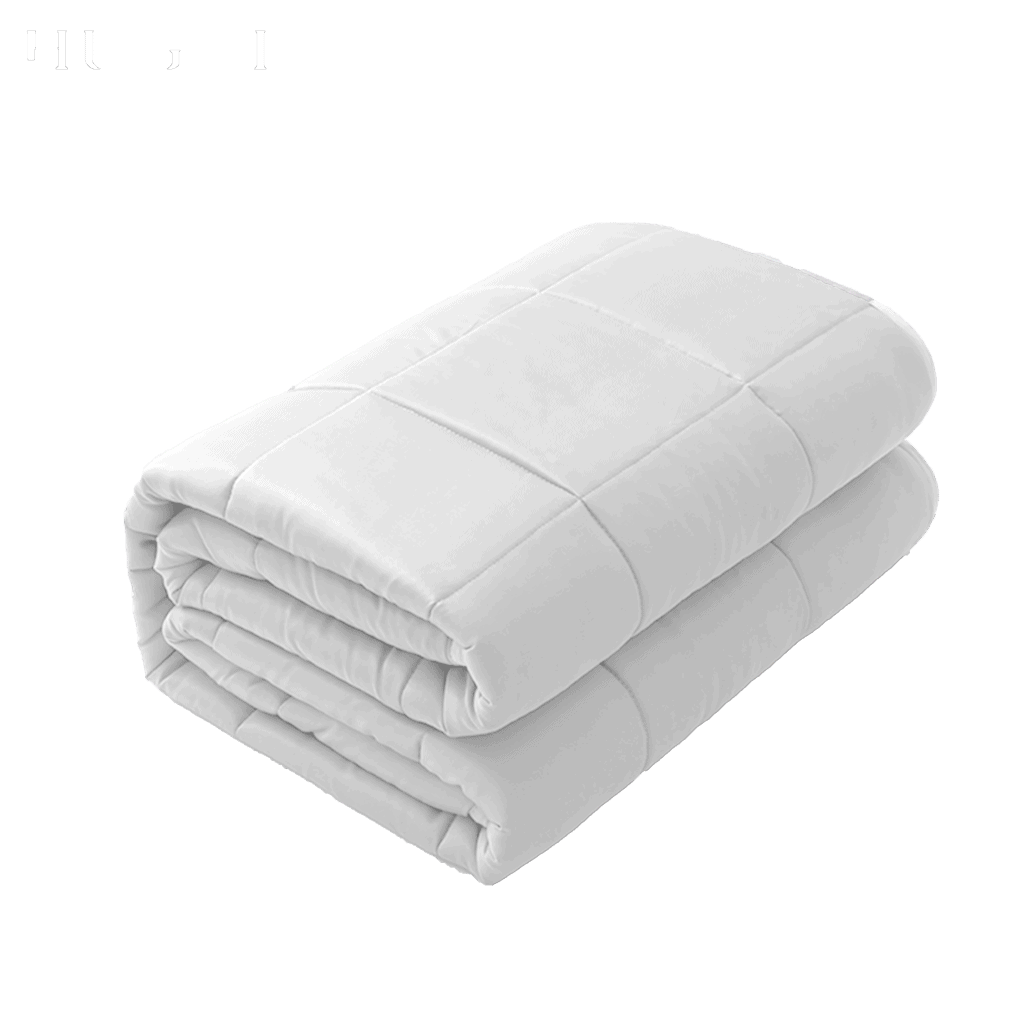 ผ้าห่มถ่วงน้ำหนักสีขาว Weighted blanket White