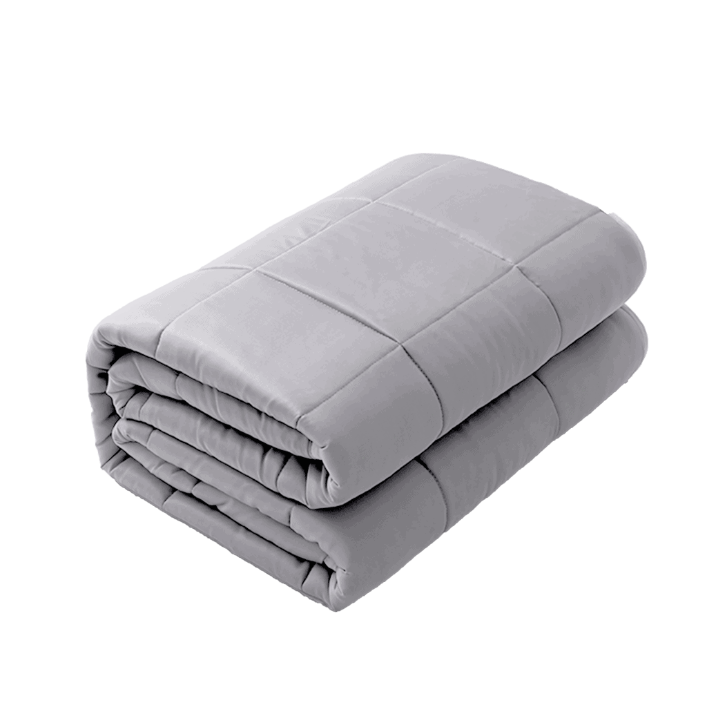 ผ้าห่มถ่วงน้ำหนัก Weighted blanket สีเทาอ่อน light grey